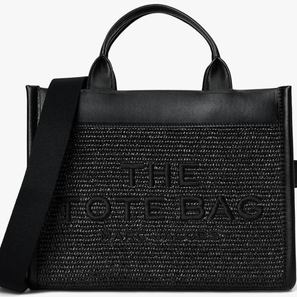 Marc Jacobs Medium Woven "The Tote Bag"  in Black.